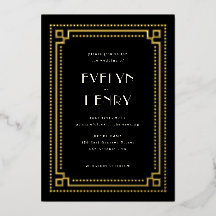 Decoratieve grens bruiloft uitnodiging