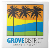 Decoratieve Grove District Tile - 6 x 6 Tegeltje (Voorkant)