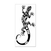 Decoratieve hagedis rubberstempel (Afrduk)