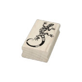Decoratieve hagedis rubberstempel (Stempel)