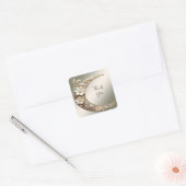 Decoratieve Halve Maan Frame Sticker (Envelop)
