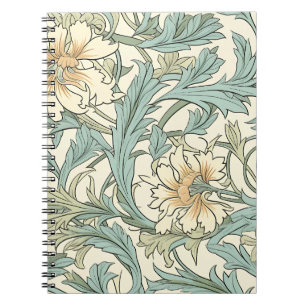 Decoratieve hand getekend rustieke botanische Mode Notitieboek