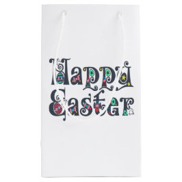 Decoratieve Happy Easter Typografie | Cadeautasje