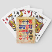 Decoratieve heraldry Patroonspeelkaarten Pokerkaarten (Achterkant)