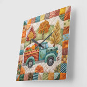 Decoratieve Herfst Rustieke pick-up truck wandklok (Hoek)
