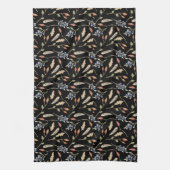 Decoratieve Herfst themapatroon Theedoek (Verticaal)
