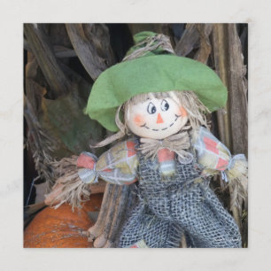 Decoratieve Herfst van de Scarecrow Harvest Party Kaart