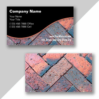 Decoratieve Home Brick Paving Visitekaartje