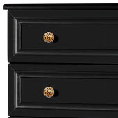 Decoratieve houten scrollwork orb keramische knop