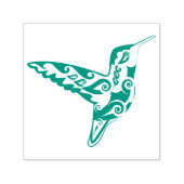 DECORATIEVE HUMMINGBIRD ARTY UNIQUE  ZELFINKTENDE STEMPEL (Design)
