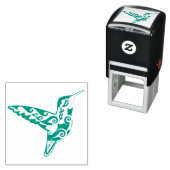 DECORATIEVE HUMMINGBIRD ARTY UNIQUE  ZELFINKTENDE STEMPEL (In situ)