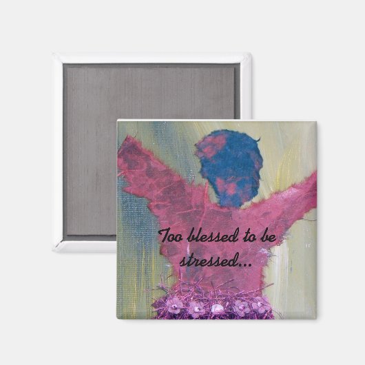 Decoratieve Inspirerend kunstmagneet Magneet (Voorkant / Achterkant)