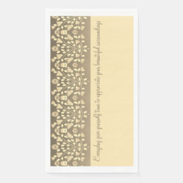 Decoratieve inspirerende scripttypografie servet