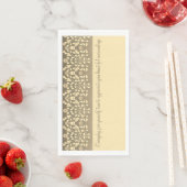 Decoratieve inspirerende scripttypografie servet (Insitu)