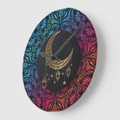 Decoratieve Islamitische Maan Grote Klok (Hoek)