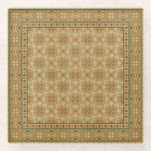 Decoratieve Italiaanse mozaïektegels van Visie St Glazen Onderzetter