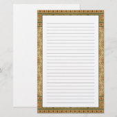 Decoratieve Italiaanse mozaïektegels van Visie Stu Briefpapier (Voorkant / Achterkant)