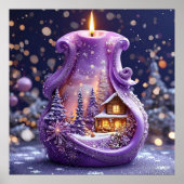 Decoratieve kaars poster (Voorkant)