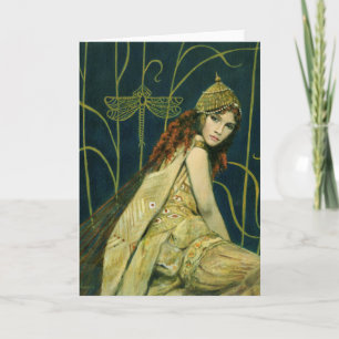 Decoratieve Kaart Nymph Greetings