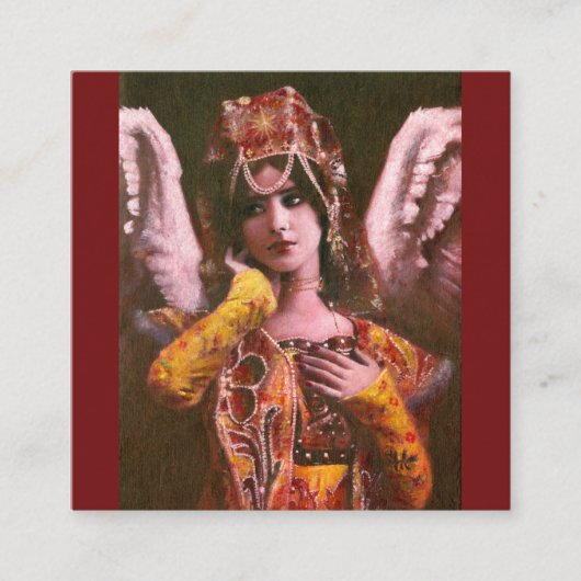 Decoratieve  Kaarten voor de korting op Engel (Voorkant)