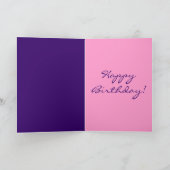 Decoratieve Kaleidoscoop Gelukkige Verjaardagskaar Kaart (Binnen)