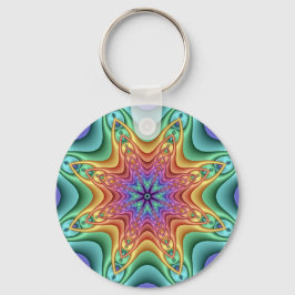 Decoratieve kaleidoscoop-sleutelhanger sleutelhanger