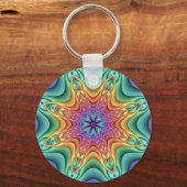 Decoratieve kaleidoscoop-sleutelhanger sleutelhanger (Voorkant)