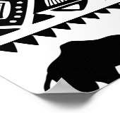 Decoratieve kamelen naadloos patroonontwerp poster (Hoek)