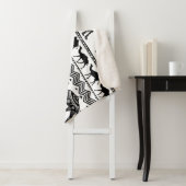 Decoratieve kamelen naadloos patroonontwerp sherpa deken (In situ)