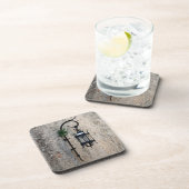 Decoratieve kasteellantaarn bier onderzetter (Rechterzijde)