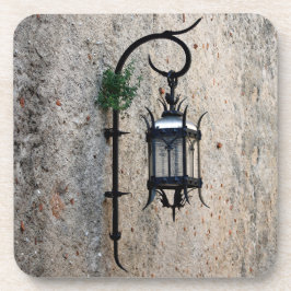 Decoratieve kasteellantaarn bier onderzetter