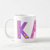 Decoratieve Kate bloemen en ster mok (Links)