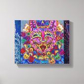 Decoratieve katten van Louis Wain Canvas Afdruk (Voorkant)