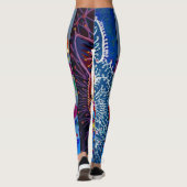 Decoratieve katten van Louis Wain Leggings (Achterkant)