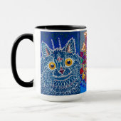 Decoratieve katten van Louis Wain Mok (Links)
