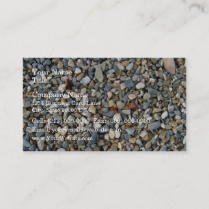 Decoratieve keien Steen, grindtextuur Visitekaartje