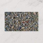 Decoratieve keien Steen, grindtextuur Visitekaartje (Achterkant)