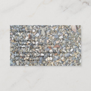 Decoratieve keien Steen, grindtextuur Visitekaartje
