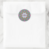 Decoratieve keleidoscoop Dank u stickers (Tas)