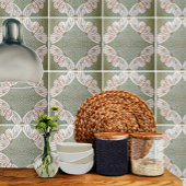 Decoratieve keramische mot tegel tegeltje