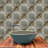 Decoratieve keramische mot tegel tegeltje