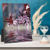 Decoratieve kersenboombloesems fotoplaat (Zijkant)