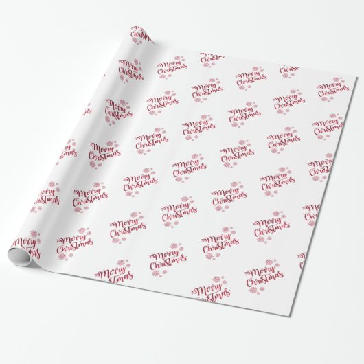 Decoratieve kerst cadeaupapier (Uitgerold)