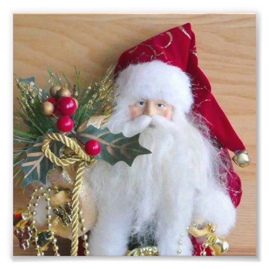 DECORATIEVE KERST MAN FOTO AFDRUK (Voorkant)