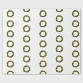  decoratieve kerstavond cadeaupapier (Vlak)