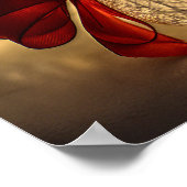 Decoratieve kerstbal en kaak poster (Hoek)