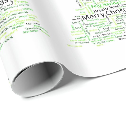 Decoratieve kerstboom cadeaupapier (Rol Hoek)