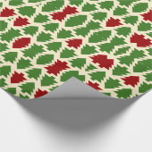 Decoratieve kerstboom cadeaupapier (Hoek)