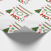 Decoratieve kerstboom cadeaupapier (Hoek)