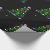 Decoratieve kerstboom cadeaupapier (Hoek)